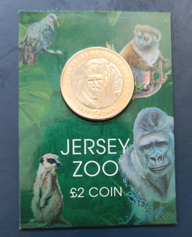 image for 2 pound 2019 🦍Jersey Zoo,BUNC