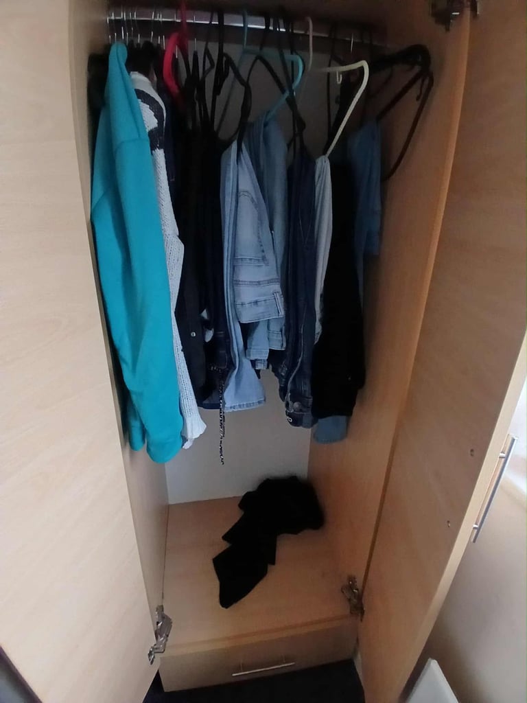 Pine wardrobe