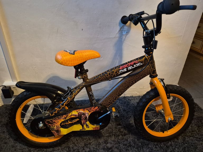 image for Cheap kids 3-6 year bike Jurrasic park 16 inch