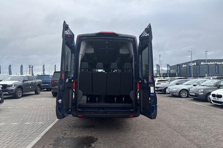 2025 Ford Transit 460 Leader L4 H3 ELWB High Roof 17 Seater Minibus RWD 2.0 EcoBlue 165ps, AI Min...