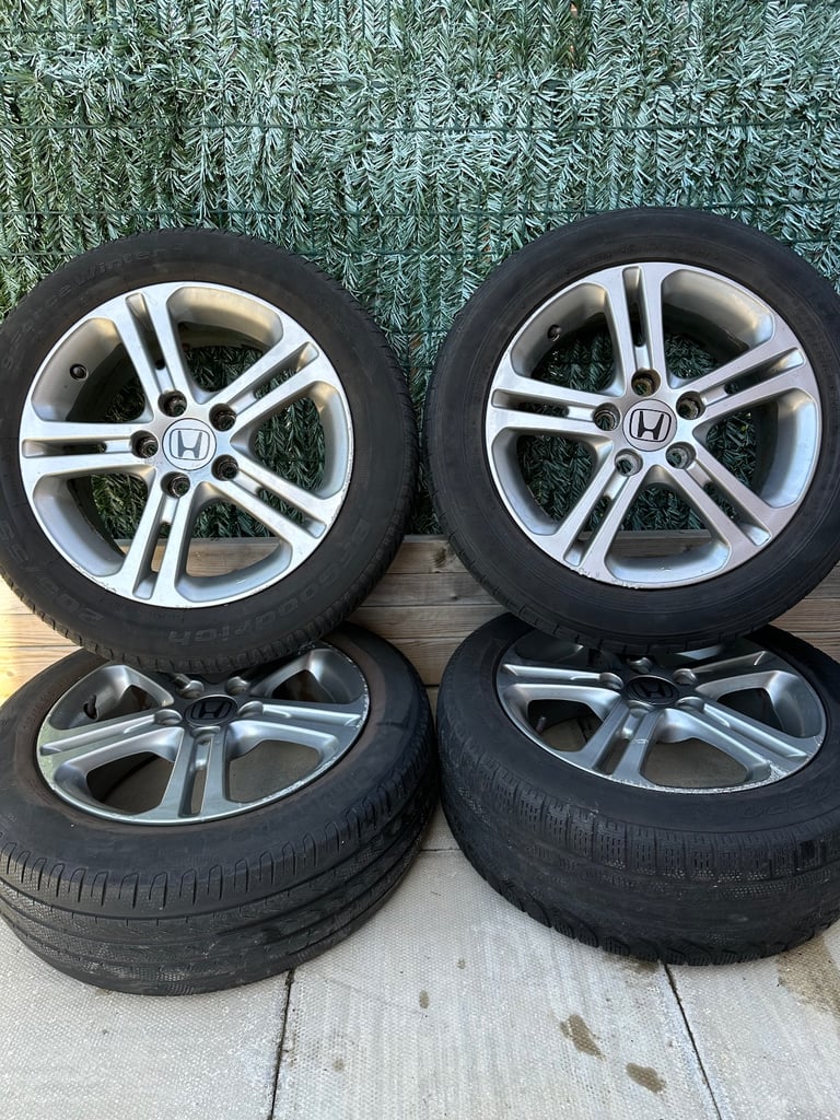 Honda Wheels 16” Good Condition With Tyres 