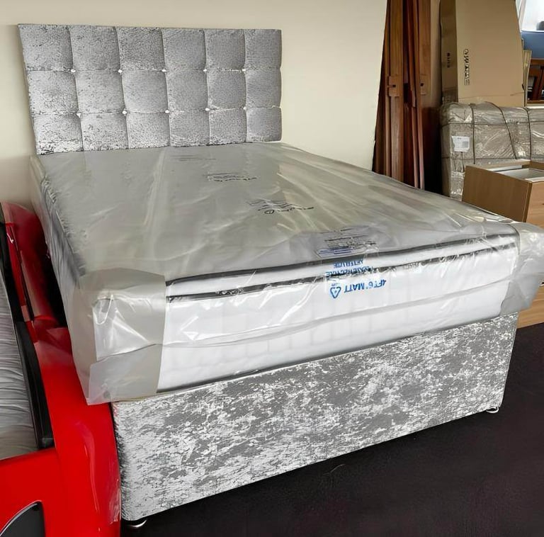 Divan Double (Single / King Size) Bed+Mattress CLEARANCE SALE ON BRAND NEW BEDS WITH MATTRESSES
