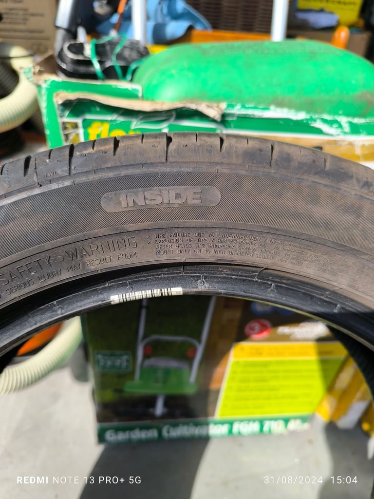2 x Continental 195/50 R16 - Part worn