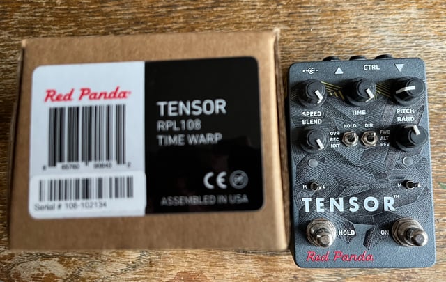 Red Panda Tensor tape delay / pitch / warp pedal in perfect