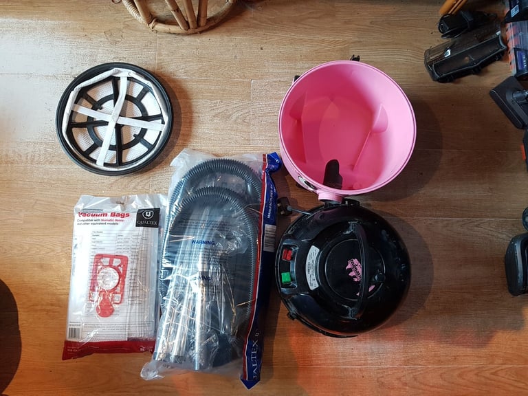 henry hoover pink Hetty 2 speed new 3 Metre Hose new Brushes new Rods Kit 10 Bags ne