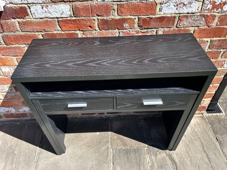 Black Office Desk - Good Condition 