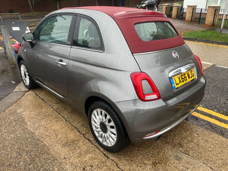 2016 Fiat 500 1.2 500 C Lounge 2dr Convertible Petrol Manual