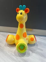 Drop and pop giraffe ball machine 
