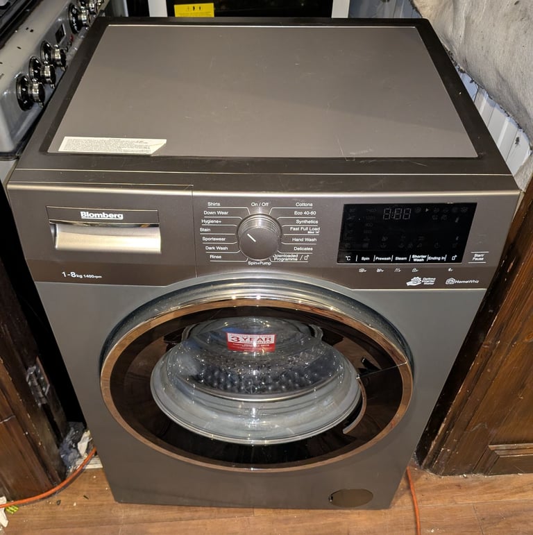 image for Free delivery and installation 8 kg gray washing machine Blomberg in excellent condition 