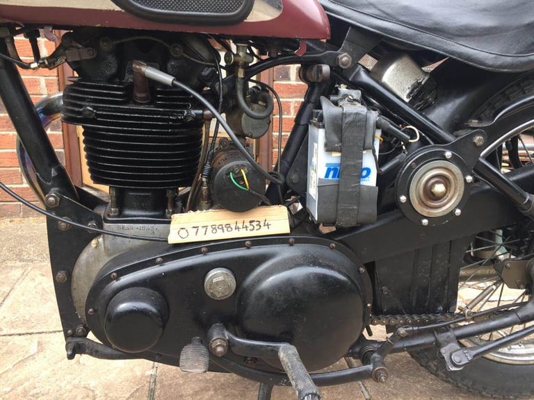 BSA 1956 m33 500 (cc) b33 b31 a65 running barn find project