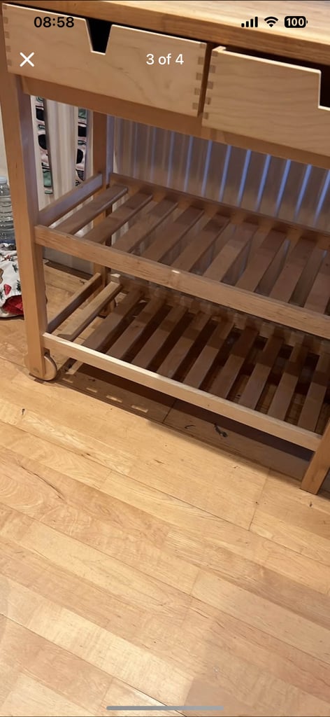 IKEA portable counter top/island wood