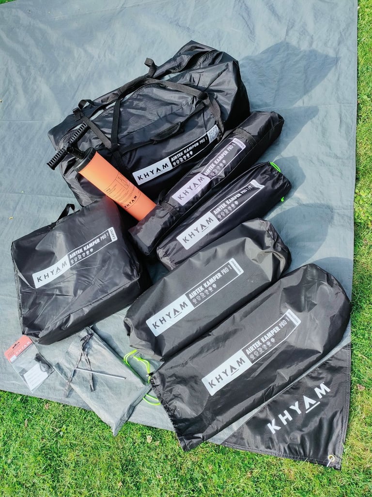 Khyam Airtek Pro 1 Drive away awning- bundle- never used