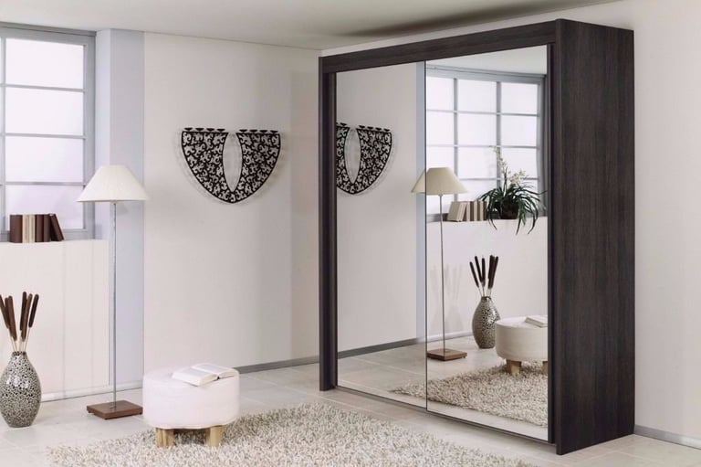 Fast Delivery 2 Door Wardrobe 3 Door Wardrobe Mirror Wardrobe 5