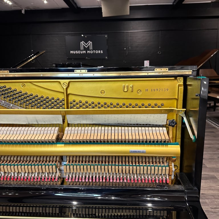 REDUCTION: Yamaha U1 Upright Piano Black | Delivery, Warranty, Stool, Tuning