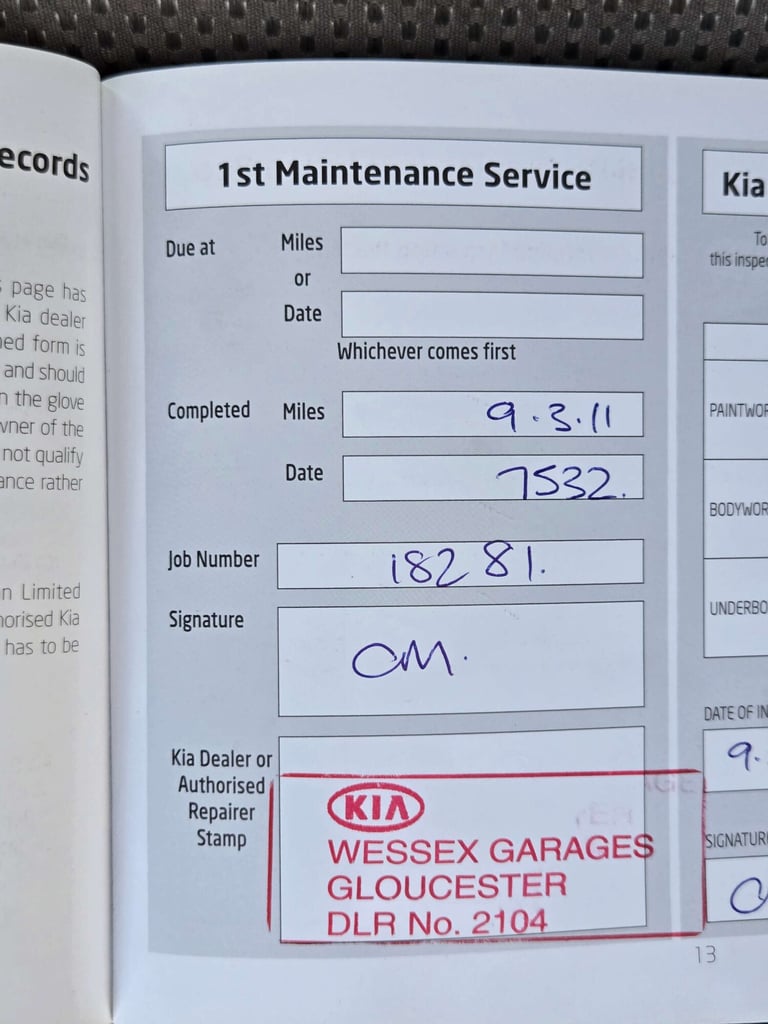 2010 Kia Sedona 2.2 Sedona 2 CRDi 5dr MPV Diesel Manual