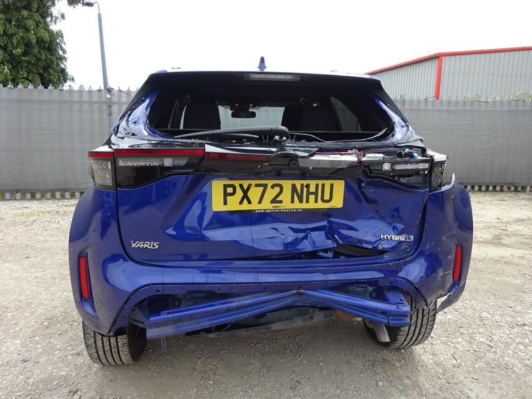 2022 72 REG TOYOTA YARIS CROSS DESIGN HEV HYBRID AUTO DAMAGED SALVAGE
