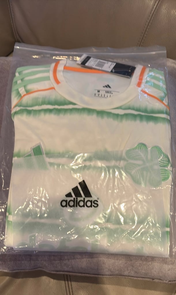 Celtic FC tops - Home, Black away & 3rd away 