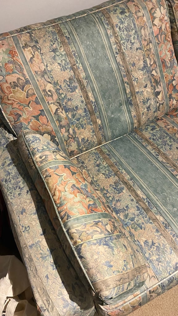 Sofa bed with sprung mattress