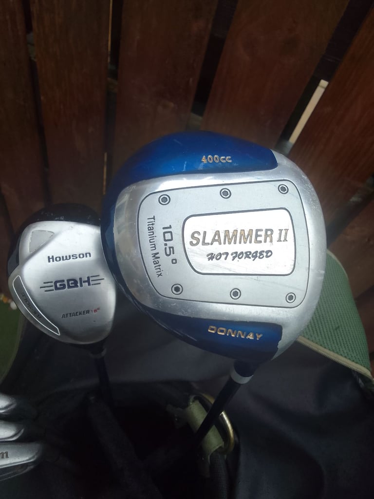 Golf Clubs and Bag