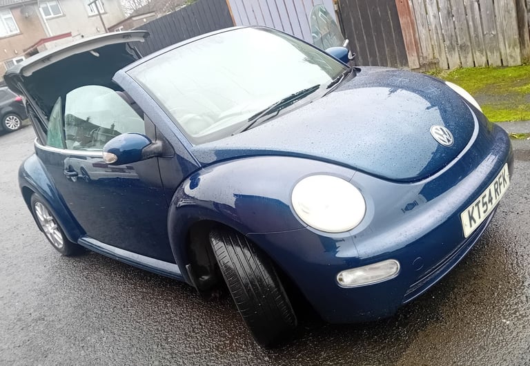 Volkswagen, BEETLE, Convertible, 2005, Manual, 1896 (cc), 2 doors 10 MONTHS MOT CERTIFICATE 💥