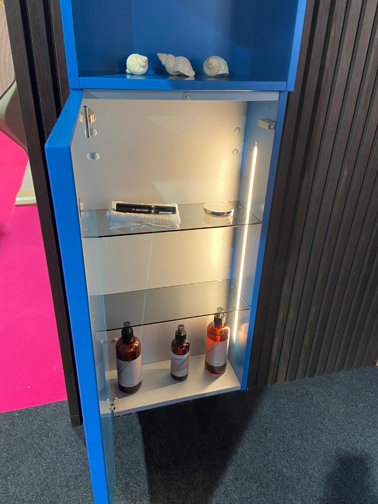 Dansani YOU! Urban 160cm set inc LED Mirror & Storage Bespoke Blue rrp £11163