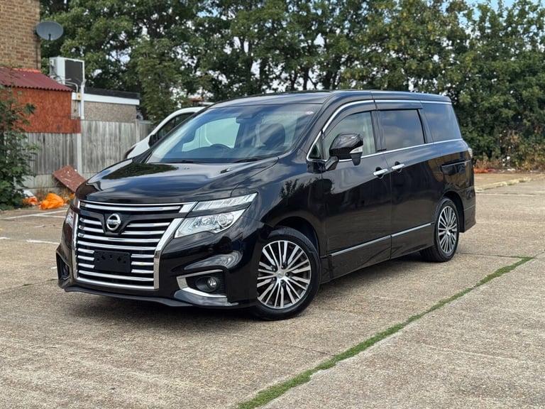 2019 Nissan Elgrand NISSAN ELGRAND HIGHWAYSTAR S 2.5L PETROL 8 SEATER 4WD AUTO, ULEZ, 69-19, FR M...