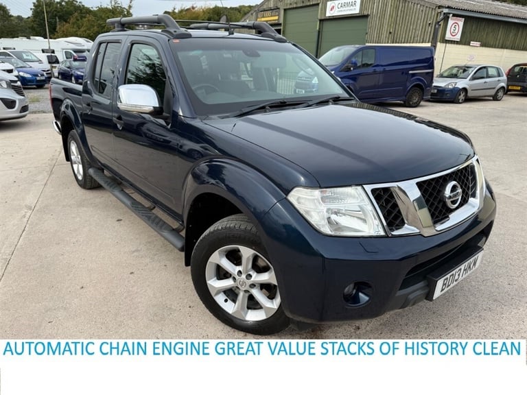 2013 Nissan Navara AUTOMATIC DCI TEKNA 4X4 SHR DCB NO VAT Pick Up Diesel Automatic