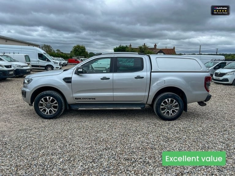 2021 Ford Ranger Crew Cab 4X4 AUTO Wildtrak Ecoblue Air Con Cruise Nav EURO 6 NO VAT Pickup Diese...