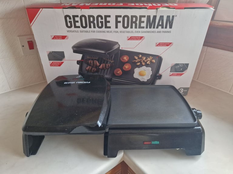 image for George Foreman Large Grill & Griddle Box Included