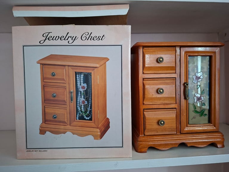 Jewellery Box, Cabinet, Boxed