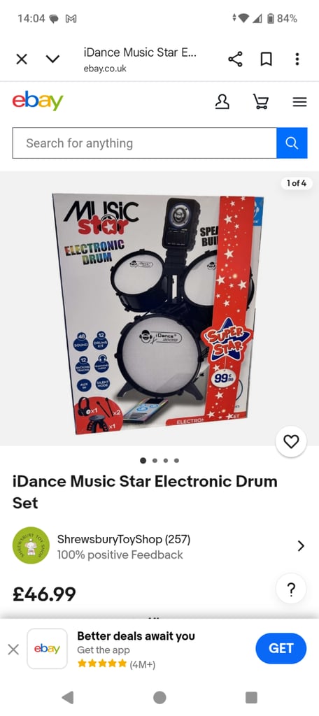 Kids electronic drum set