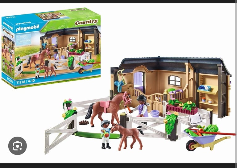 image for Play mobile country riding stable pony horse girls toys 