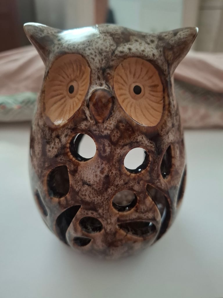 image for Owl tealight candle holder
