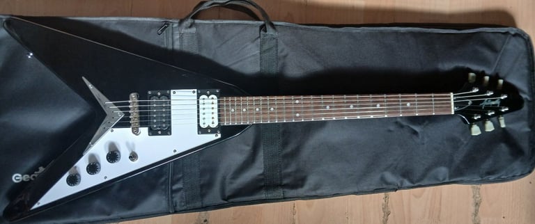 image for Antiquity Flying V with gigbag