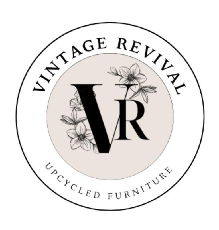 Solid wood side table by Vintage Revival