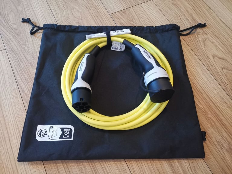 Mennekes Universal 5m Type 2 20A 480V EV Electric Vehicle Car Charger Cable / Public Charging Lead