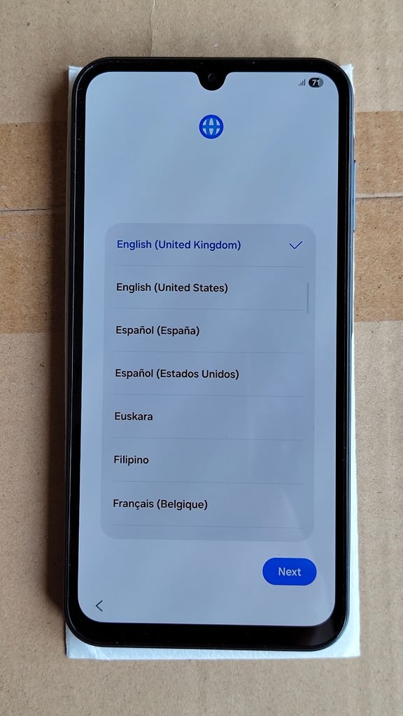 Samsung Galaxy A15 5G (SM-A156B/DSN), 4GB RAM, 128GB Storage, Android 15 - Boxed Ex. Condition