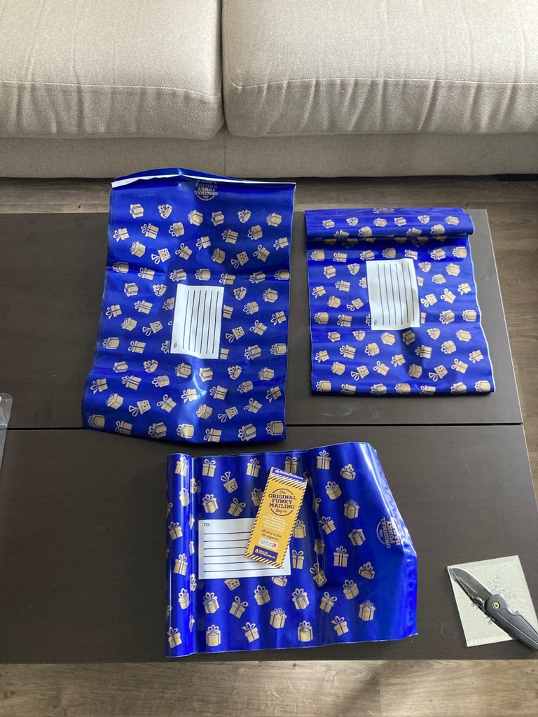 Mail bags x 6 per pack 