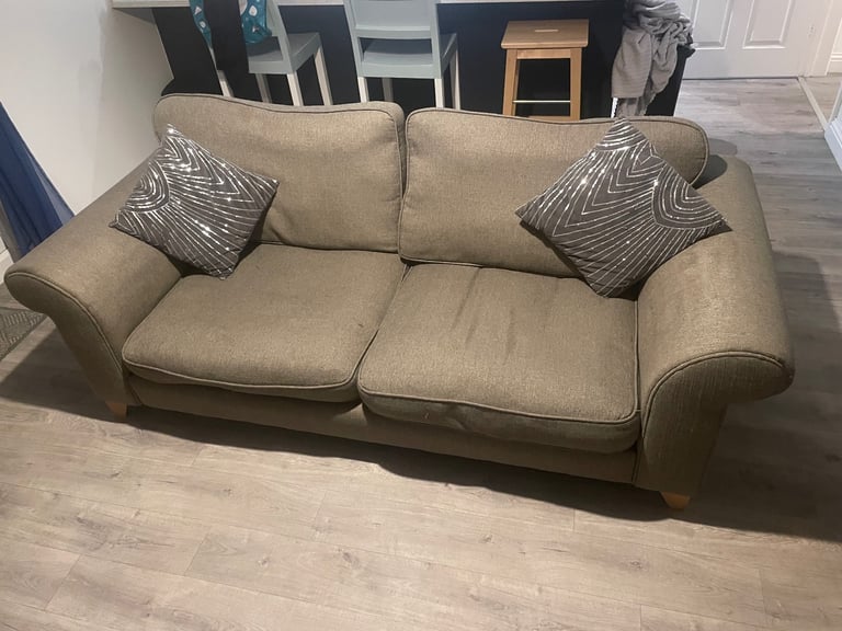 image for Large 3 seater DFS Taupe sofa