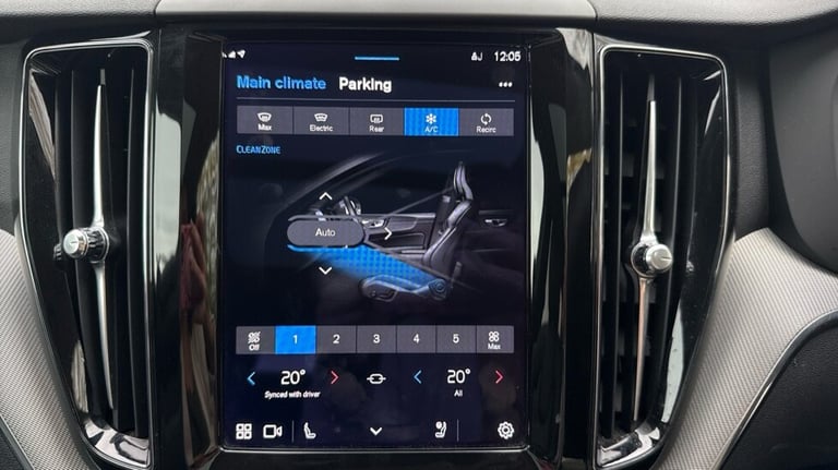 2023 Volvo XC60 Recharge Plus, T6 AWD plug-in hybrid, Electric/Petrol, Dark Estate Petrol Paralle...