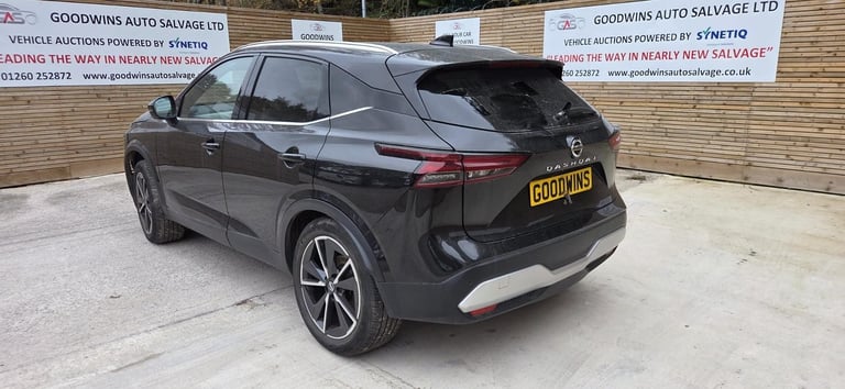 2022 NISSAN QASHQAI TEKNA 1.3 DIG-T HYBRID DAMAGED REPAIRABLE SALVAGE 