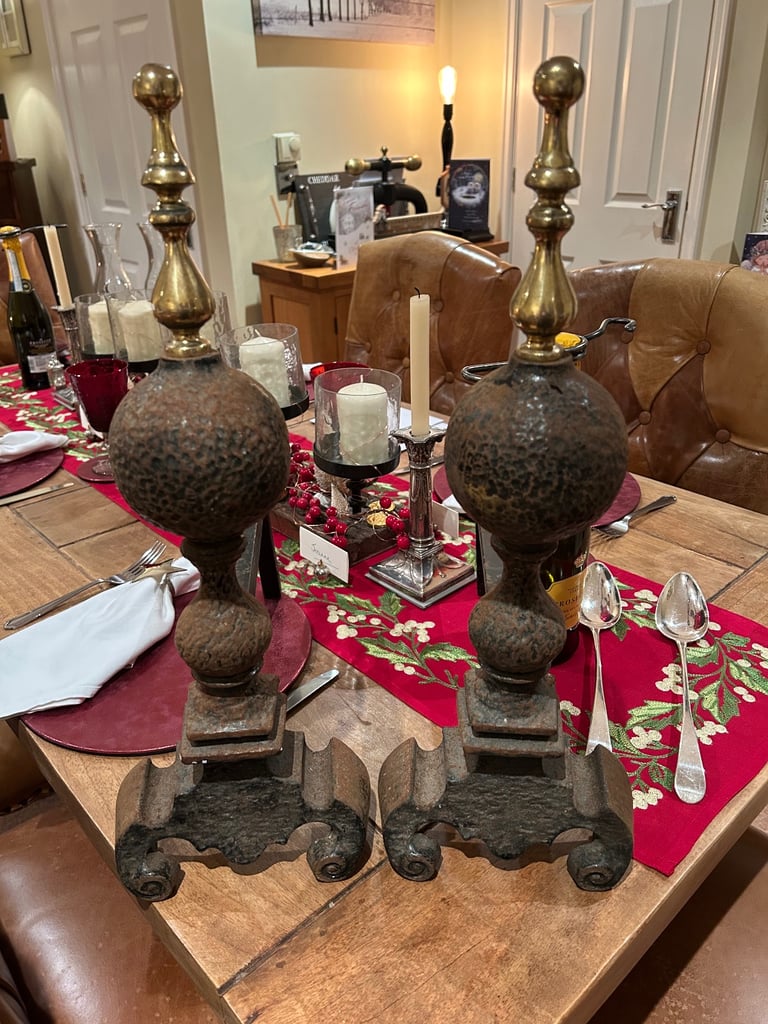 image for Antique fire dogs