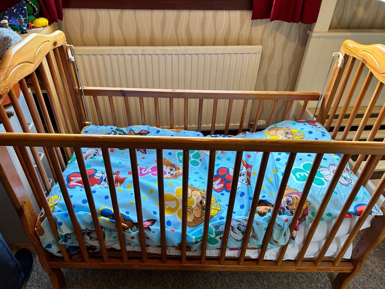 image for Cot/Toddler bed mattress and bedding 