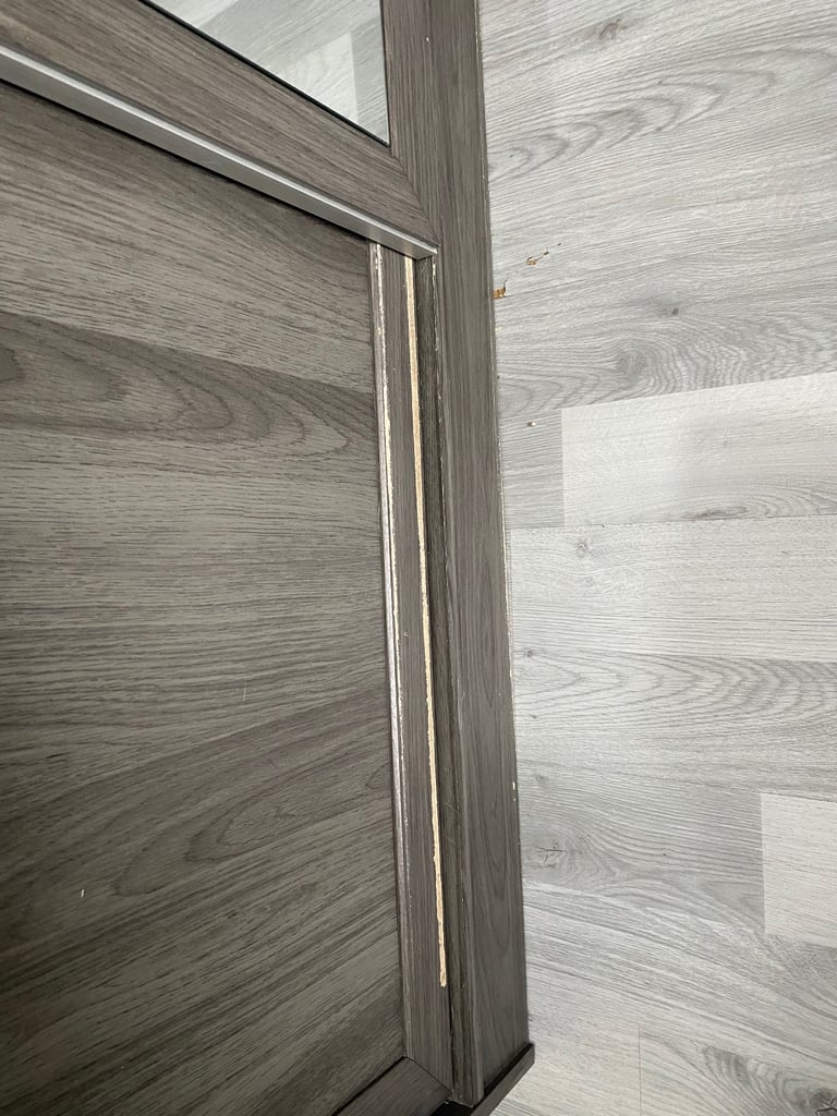 Camberley 2 Sliding Door Mirrored Wardrobe - Dark Oak Effect