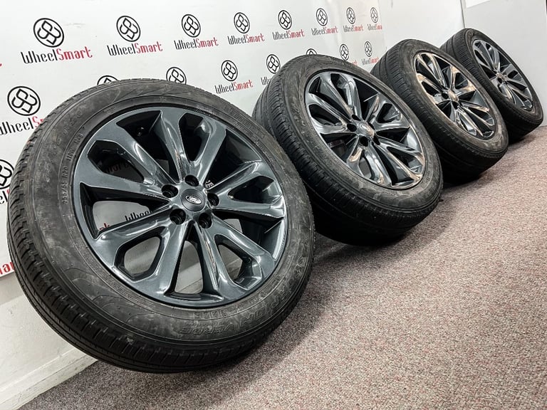 GENUINE 20" RANGE ROVER ALLOY WHEELS & TYRES - GUNMETAL GREY