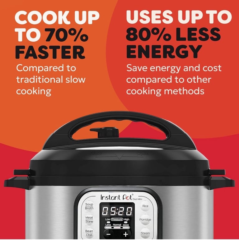 Instant Pot DUO MINI 3L Electric Pressure Cooker. 7-in-1