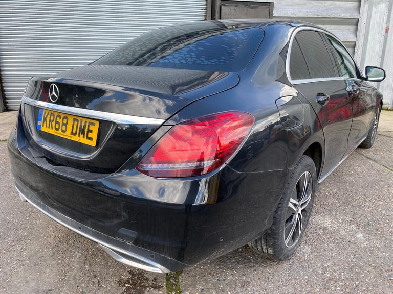 2019 68 REG MERCEDES C CLASS C200 EQ HYBRID 1.5 AUTO DAMAGED REPAIRABLE SALVAGE