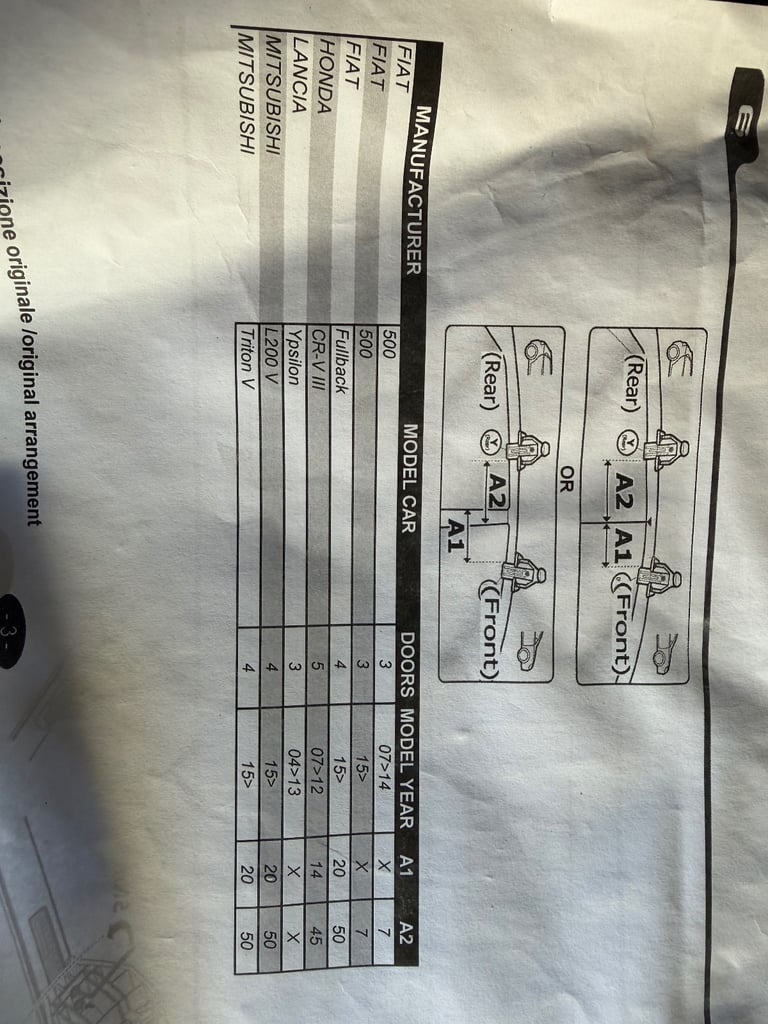 Roof bars for Mitsubishi L200