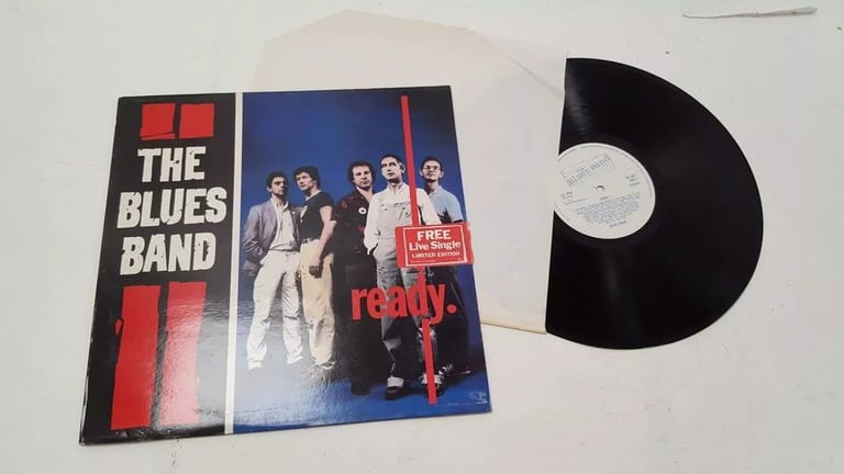 The Blues Band Vinyl LP Collection - 3 Albums - Ready, Itchy Feet, Official tested played 