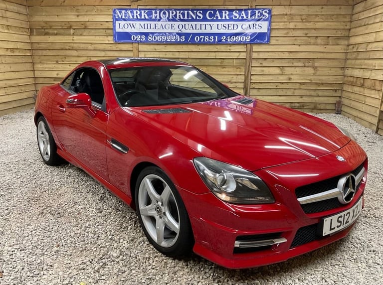 2012 Mercedes-Benz SLK 1.8 SLK200 BlueEfficiency AMG Sport Convertible 2dr Petrol G-Tronic+ Euro ...